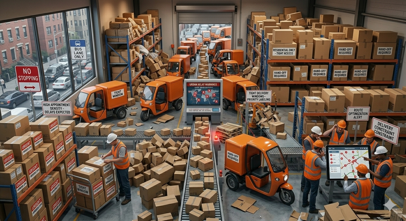 Last mile delivery and logistics